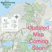Small map of Camp Greenough trails